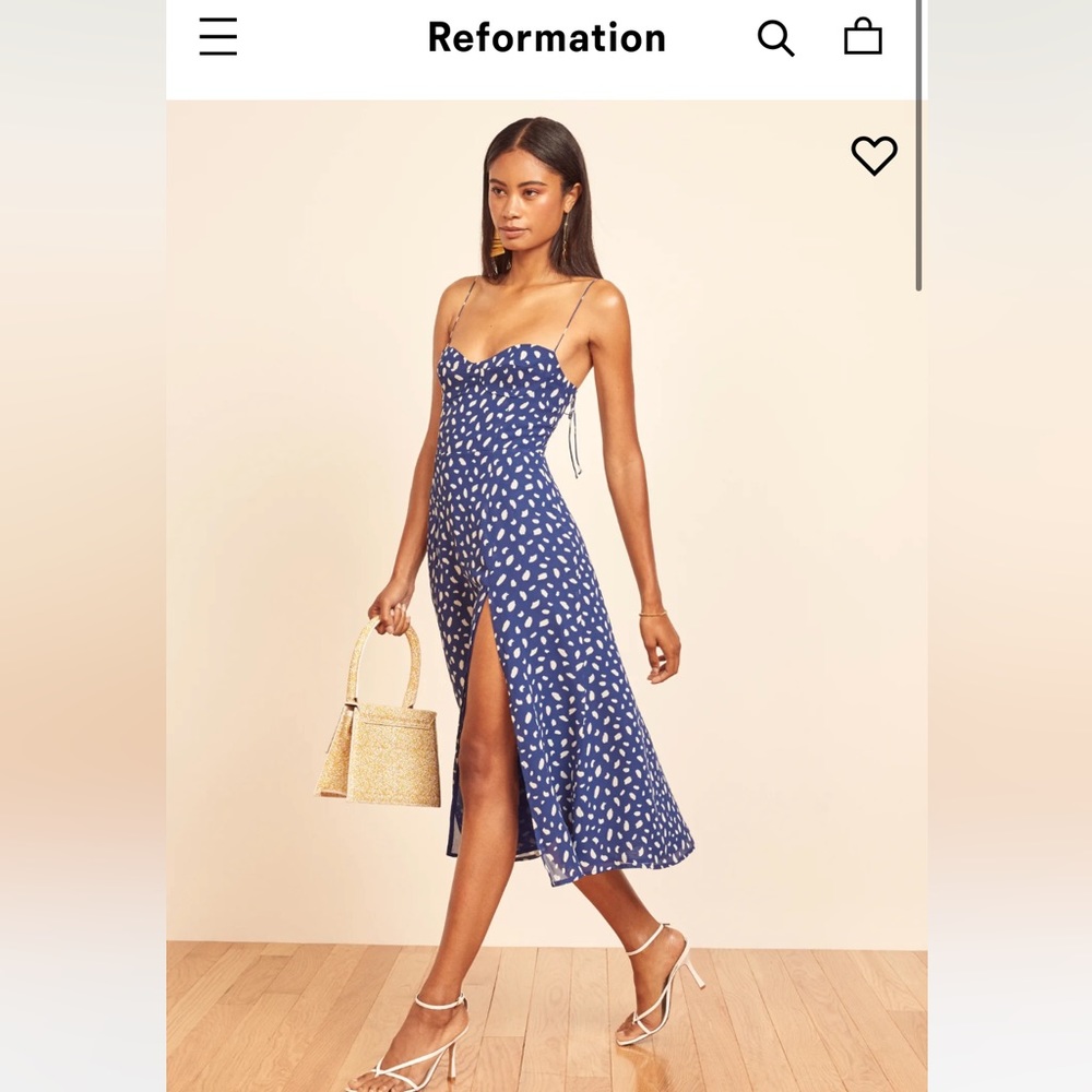 Reformation Juliette dress size 0 perfect condition